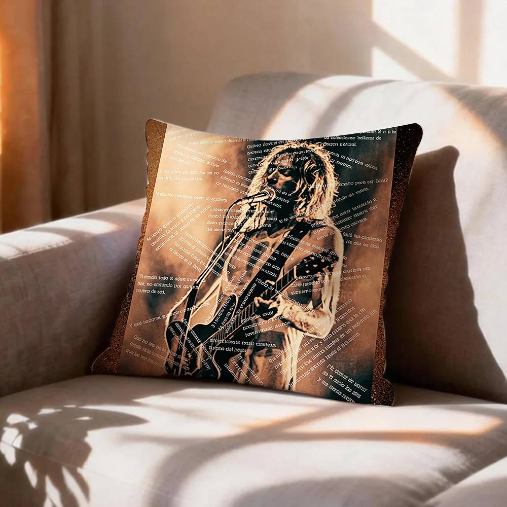 COOL Music EExtremoduro Selfadhesive Art Pillow Case Pattern Printed Pillowcase For Living Room Sofa Cushion Cover