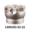 LNMU03 40/50/63/80/100mm fast feed milling cutter head turning tool holder for LNMU0303ZER double-sided fast feed milling insert