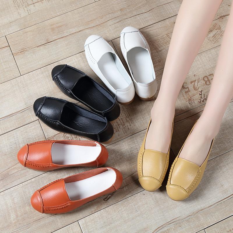 

Women s Flats Shoes Comfortable Breathable Slip-On Loafers Fashionable Flats Heel Footwear for Casual Wear 35 жовтий