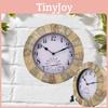 Charming 10 Inch Outdoor Waterproof European Style Resin Wall Clock With Thermometer Ideal For Home Decor