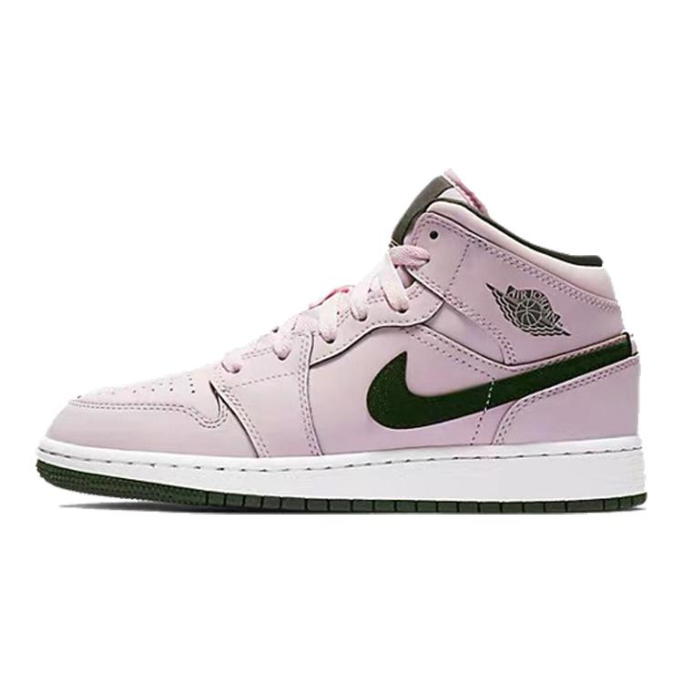 (GS) Air Jordan 1 Mid Pink Foam Kids 555112-601 EU 40