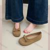 Women Shoes 2025 New Vintage Bow-knot Round Toe Women's Ballet Shoes Comfortable Non Slip Soft Sole Casual Flat Shoess