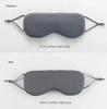 Sleep Mask Warm Cold Dual-Use Soft Silk Eye Mask Night Blackout Blindfold Eye Shade with Adjustable Elastic Strap Travel Shade