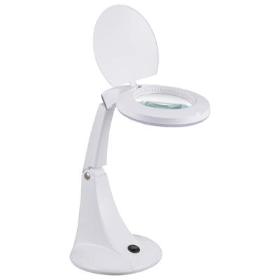 Ohm elektrické stojanové LED světlo s lupou L-ZOOM DS-L30B-W 08-0871