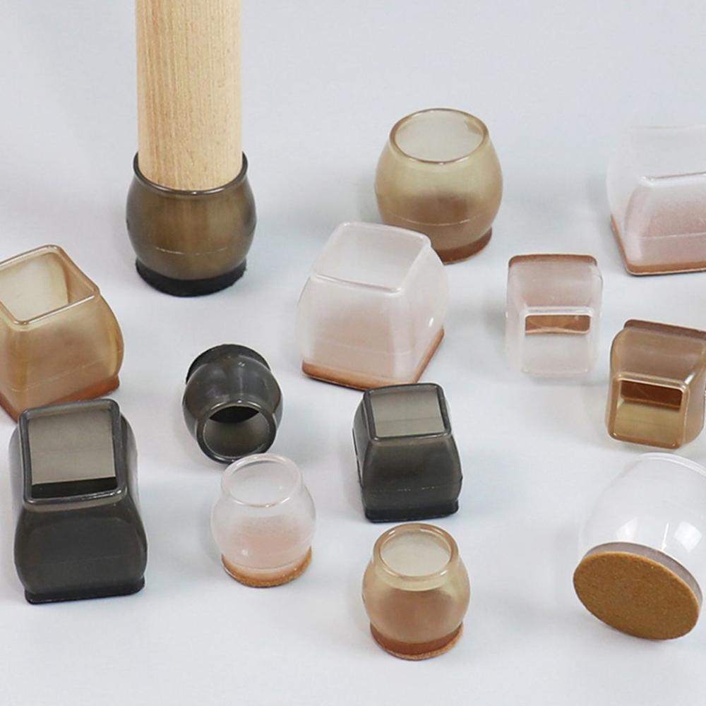 Shock Absorption Anti-slip Mat Furniture Feet Pads Floor Protector Cover Chair Leg Caps Home Decor