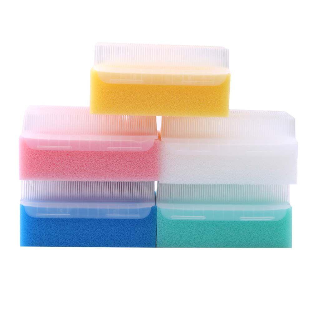 Strumenti per la pulizia in plastica Spugna per bambini Attrezzatura per l'allenamento Spazzola massaggiante Spazzole da bagno Spazzole sensoriali
