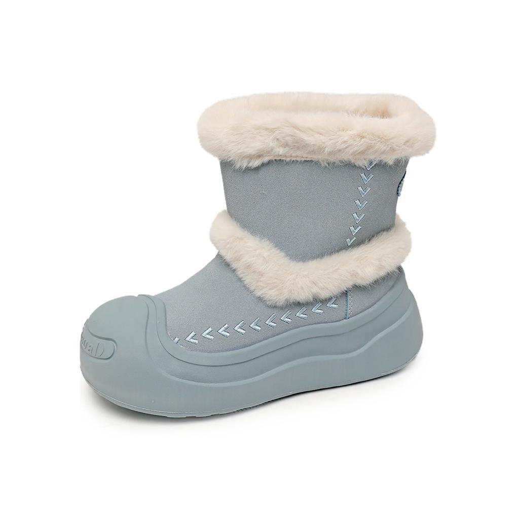 Plush snow boots women's new winter northeast plush thickened warm non-slip thick-soled large cotton shoes