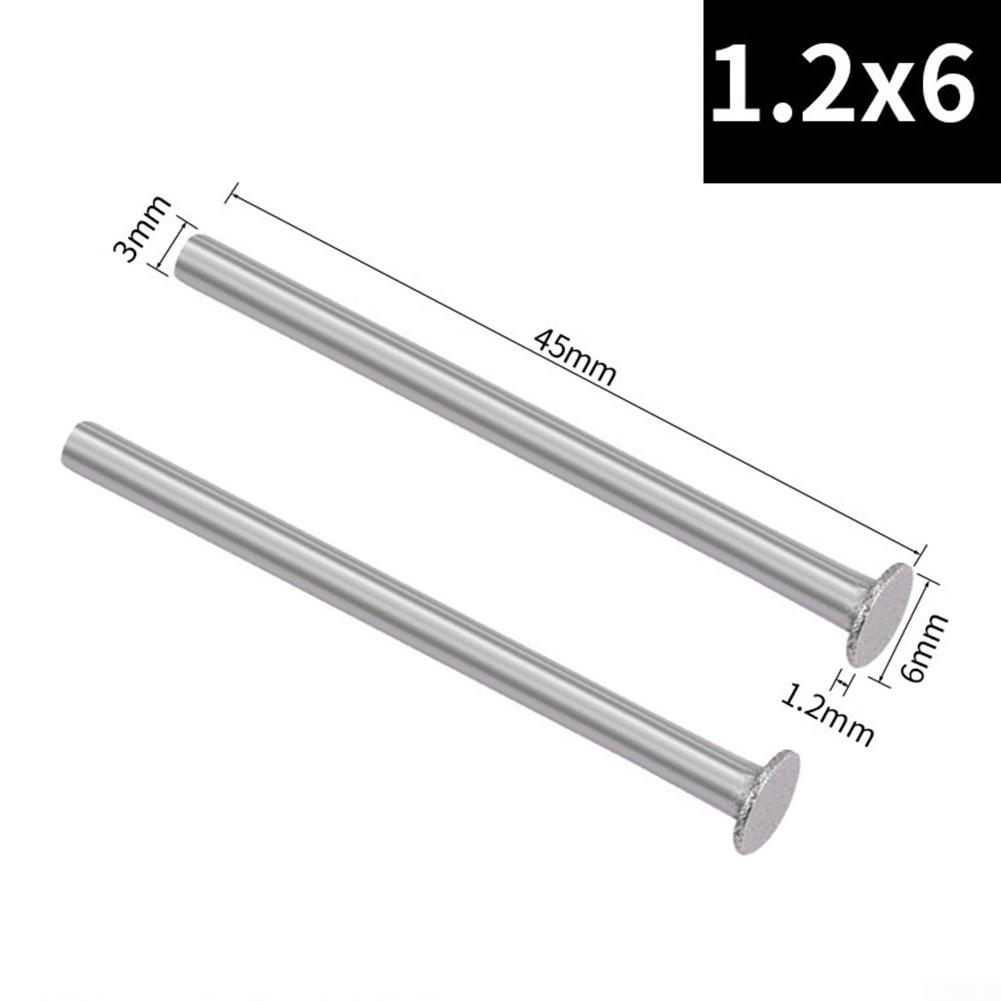 Schleifscheibe T-Typ, 3 mm Schaft, 6/8/10/10 mm Schleifmittel