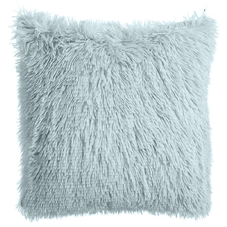 Long Plush Pillow Case Machine Washable Faux Furs Fabric Square Cushion Cover with Zippers Seasonal Home Decors