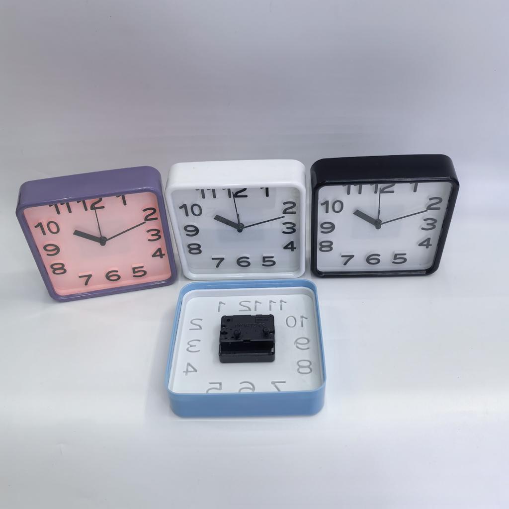 New Square Small Alarm Clock Watch Clock Daily Necessities