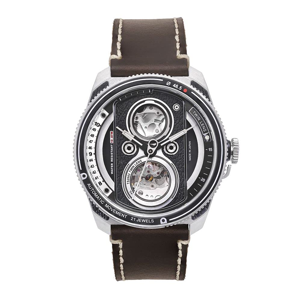 

Automatic Watch TWIN LENS TS2002A Brown [Tax] Men s