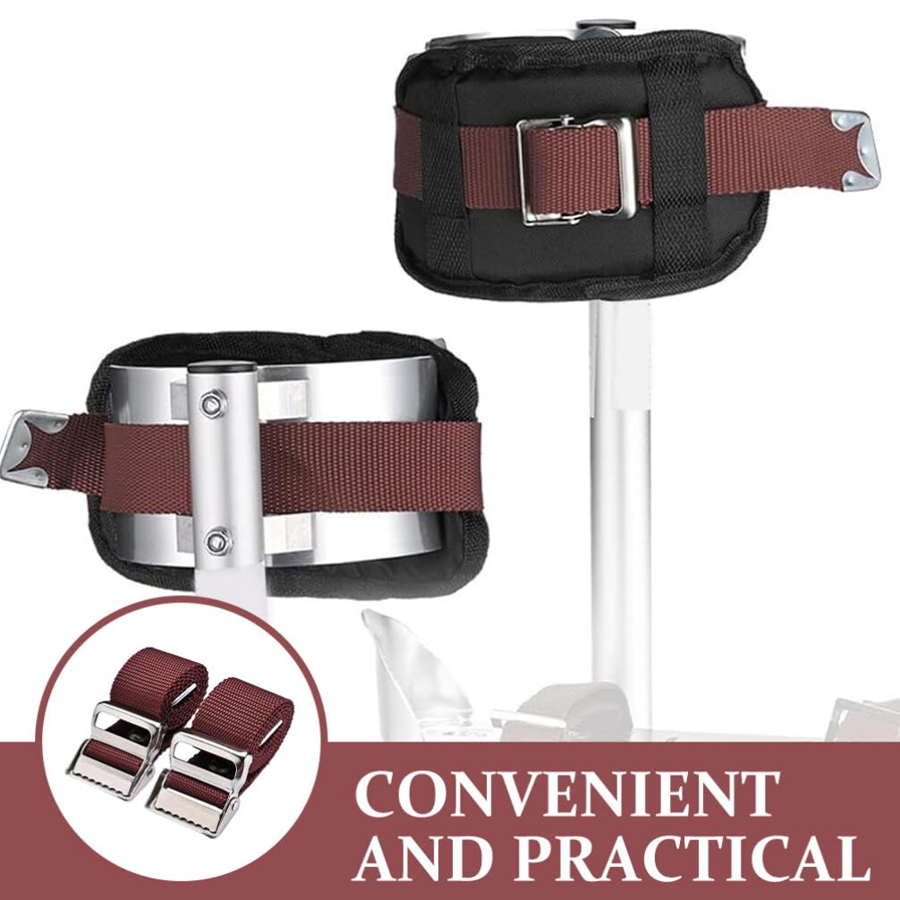 BESPORTBLE 2 Pack Drywall Stilts Leg Band Straps Stilt Fixing Belts Cuffs Adjustable Nylon Straps