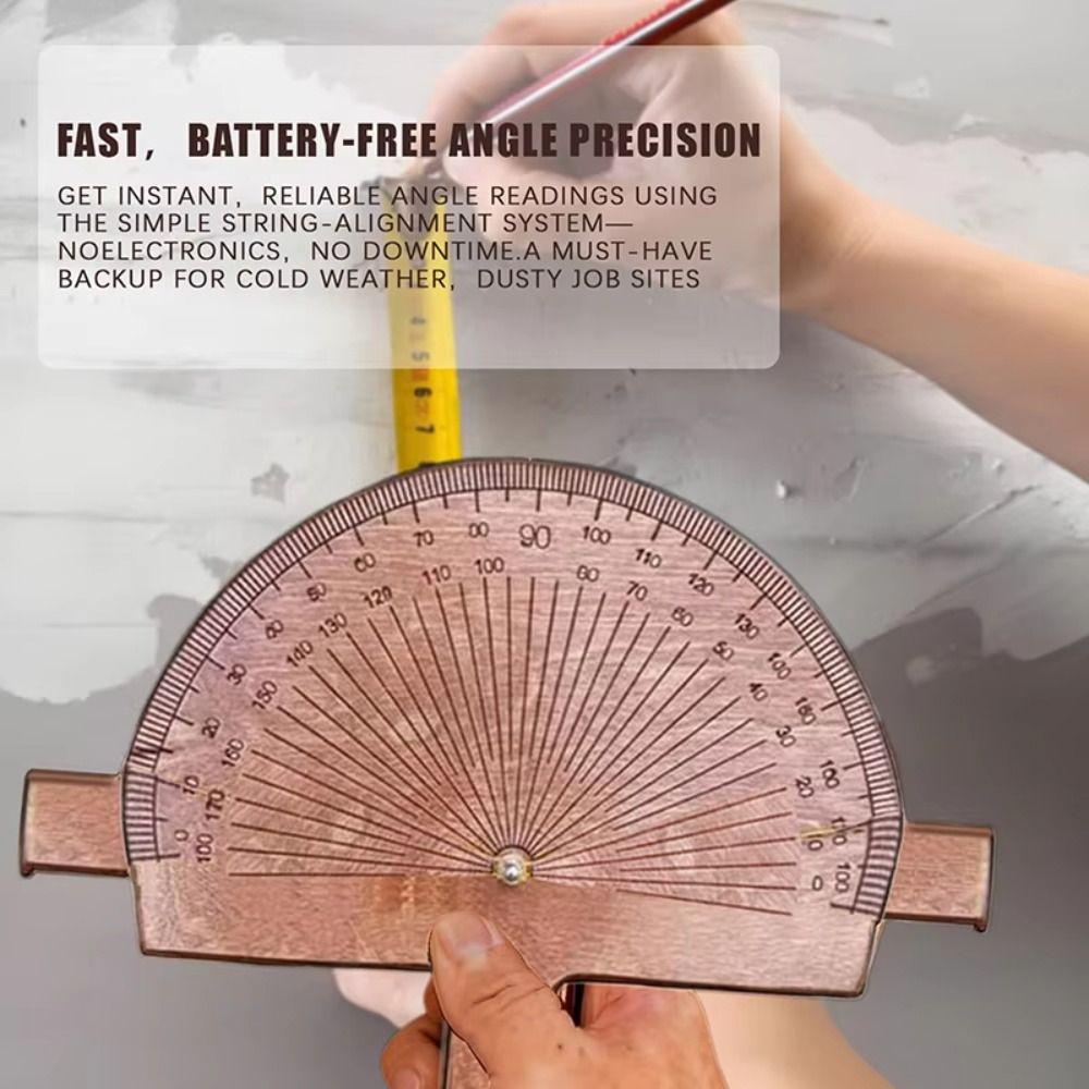 Accurate Measurement Handcrafted Angle Tool Laser-Engraved Angle Finder Carpenters