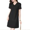 ZANZEA Womens Summer Doll Collar Casual Short Sleeve Dress