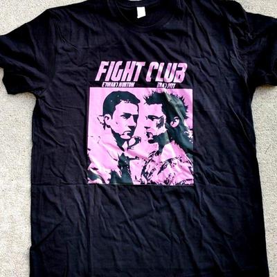 Fight Club Movie Promo Graphic Tee Shirt Size Xl Rare