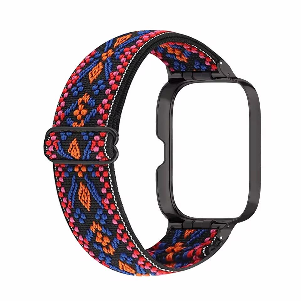 

Модный нейлоновый ремешок для Xiaomi Redmi Watch 3 Active watch3 Эластичный регулируемый ремешок для часов Сменный браслет Наручный ремешок correa Redmi Watch3 Active