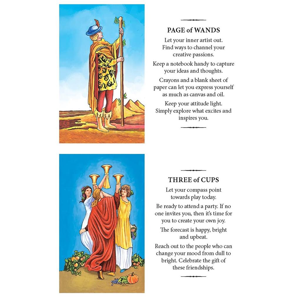 Kancharo 78-Card Tarot Card Set [Practical Wisdom Tarot Cards] Includes a Basic Instruction Manual and Pouch (Japanese) (Authentic)