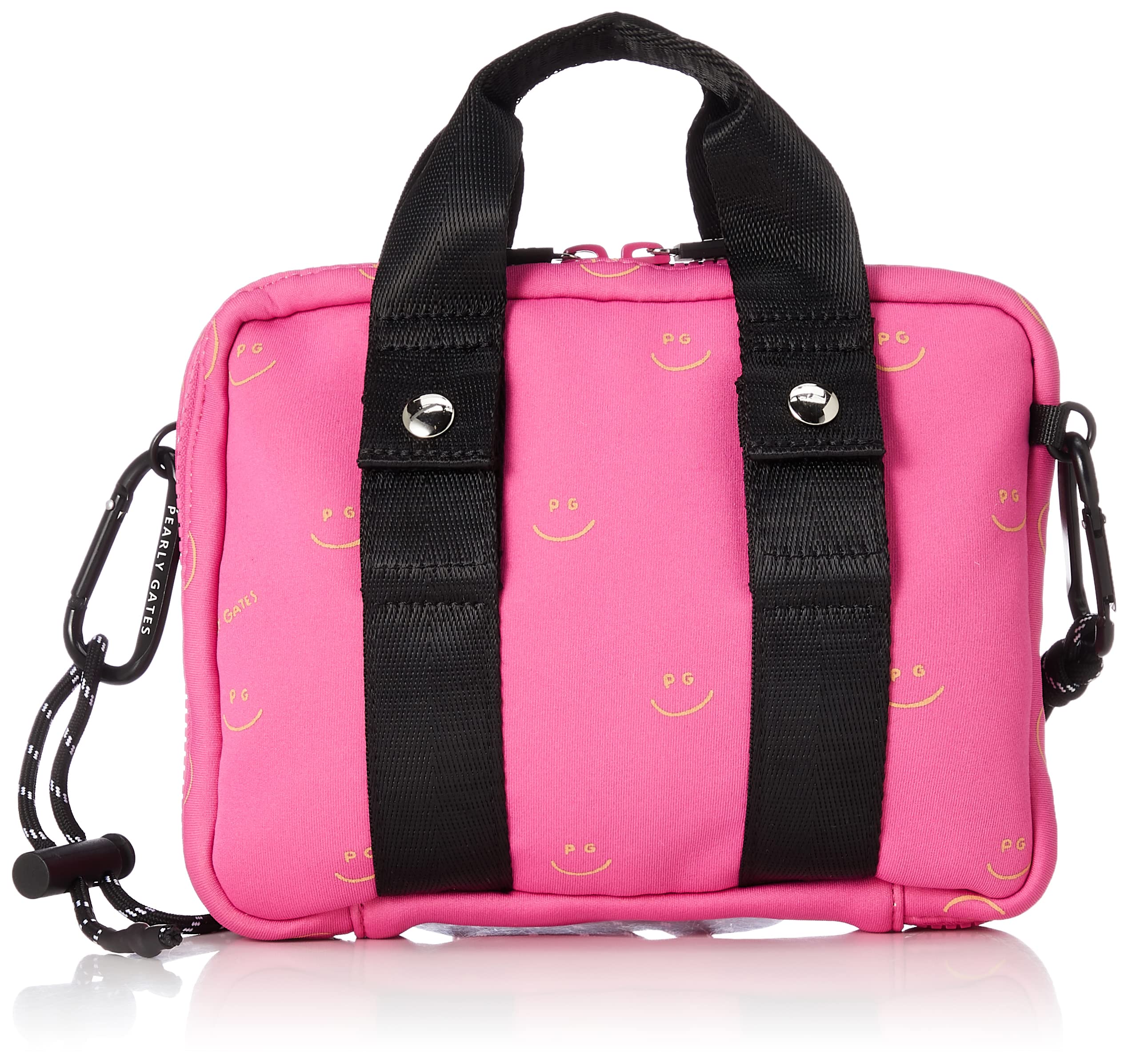 

PEARLY GATES Unisex Adult Smile Round Pouch 053-3184513 090Pink FR