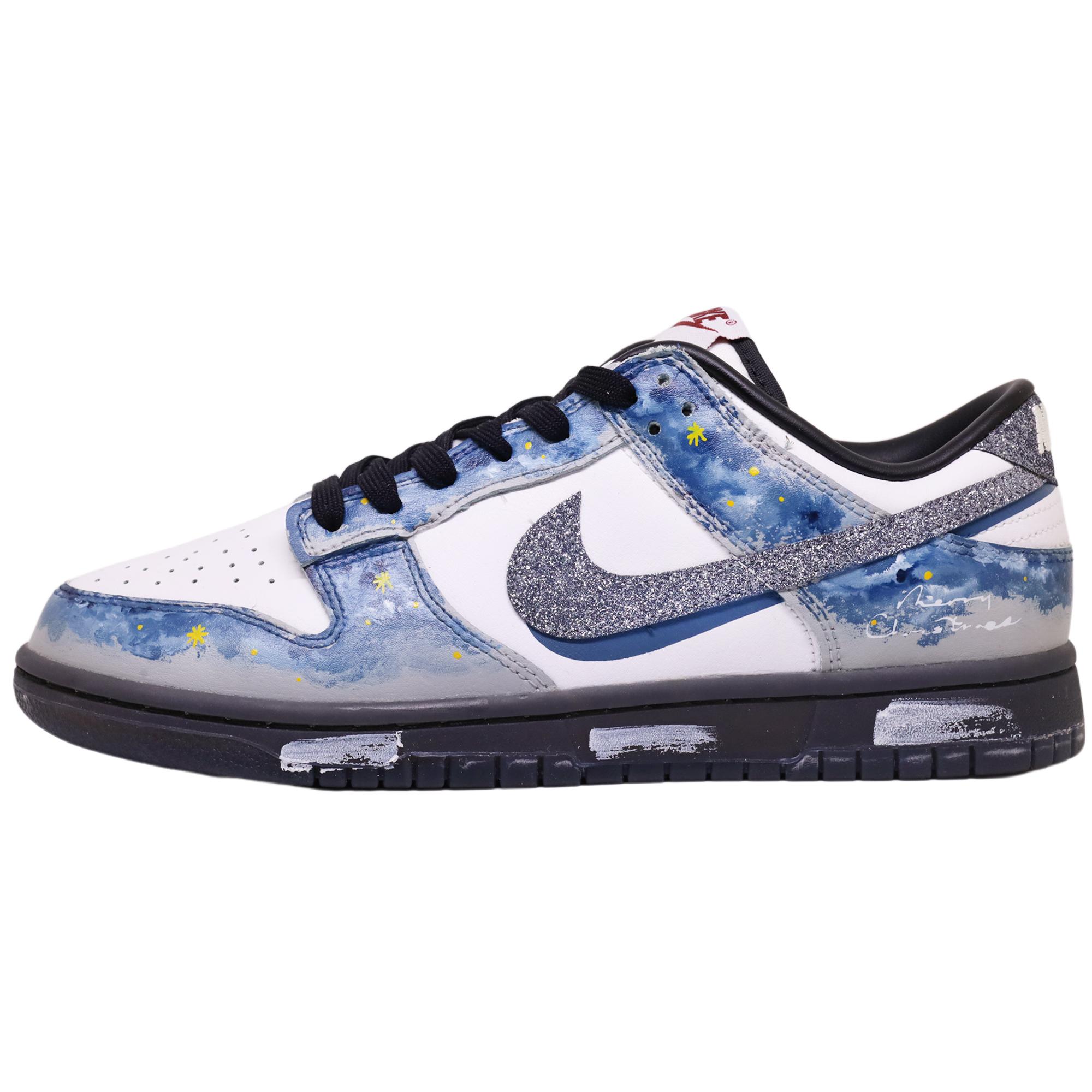 

Nike Dunk Износостойкие Низкие Скейтбордические Кроссовки Женские Синие HQ3462-191(КомандаF-) 40