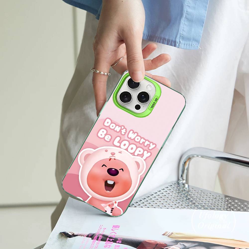 

Cute Cartoon L-Loopys Phone Case For IPhone 17 16 15 14 11 12 13 Pro Max Pro Plus Colored Silver Cover iPhone 17 Pro