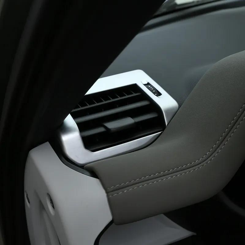 For Land Rover Defender 90 110 130 20-24 ABS Car Air Conditioner Both Sides Air Outlet Frame Cover Trim Sticker Car Accessories