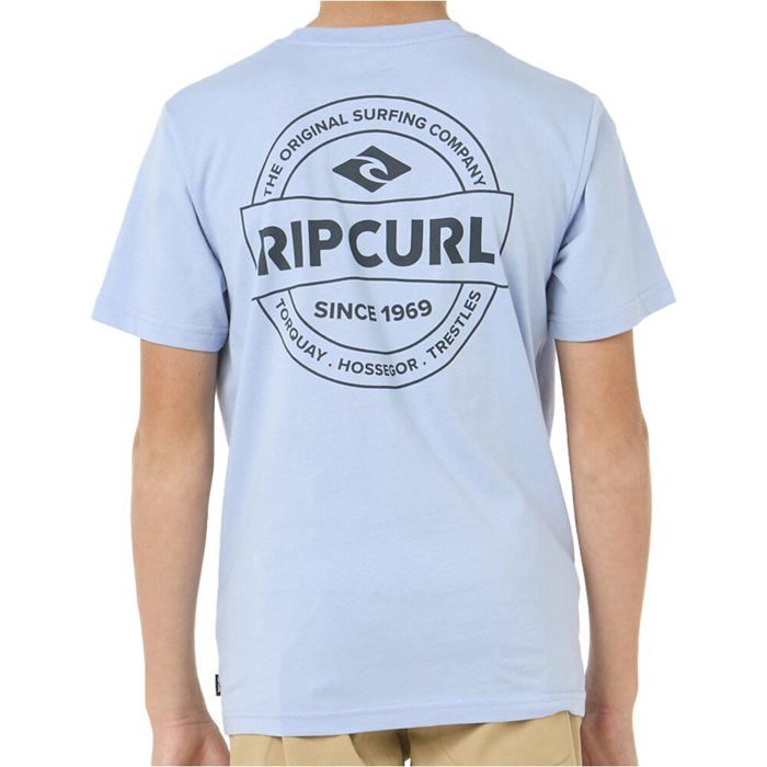 Rip Curl T-SHIRTS AND POLOS BOY M_STAPLE TEE -GARÇON Enfant BLUE