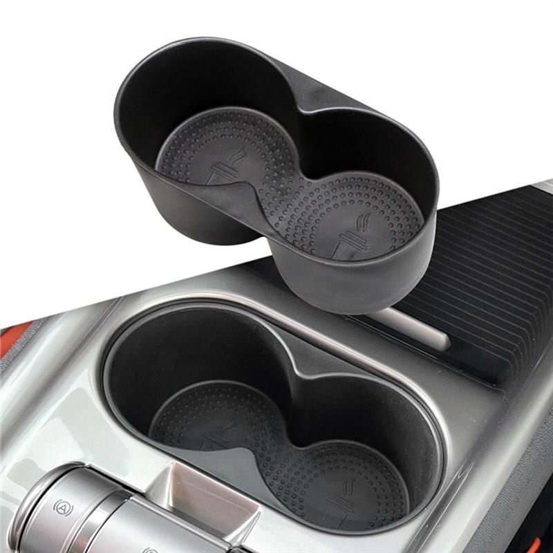 For BYD Dolphin 2023 2024 Central Control Lower Storage Box , Water Cup Cover , Rear Screen Organizer Accessories - 4PCS