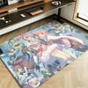 Anime PPuella Magi Madoka Magica Floor Mat Soft Flannel Floor Mat Suitable for Entryways, Living Rooms, Bedrooms, and Bathrooms