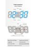Minimalist LED 3D Wall Clock - Luminous Japanese Design for Office