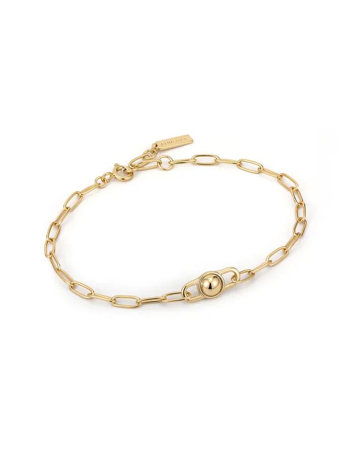 Link Chunky 925 Silver Chain Bracelet B045-02G.