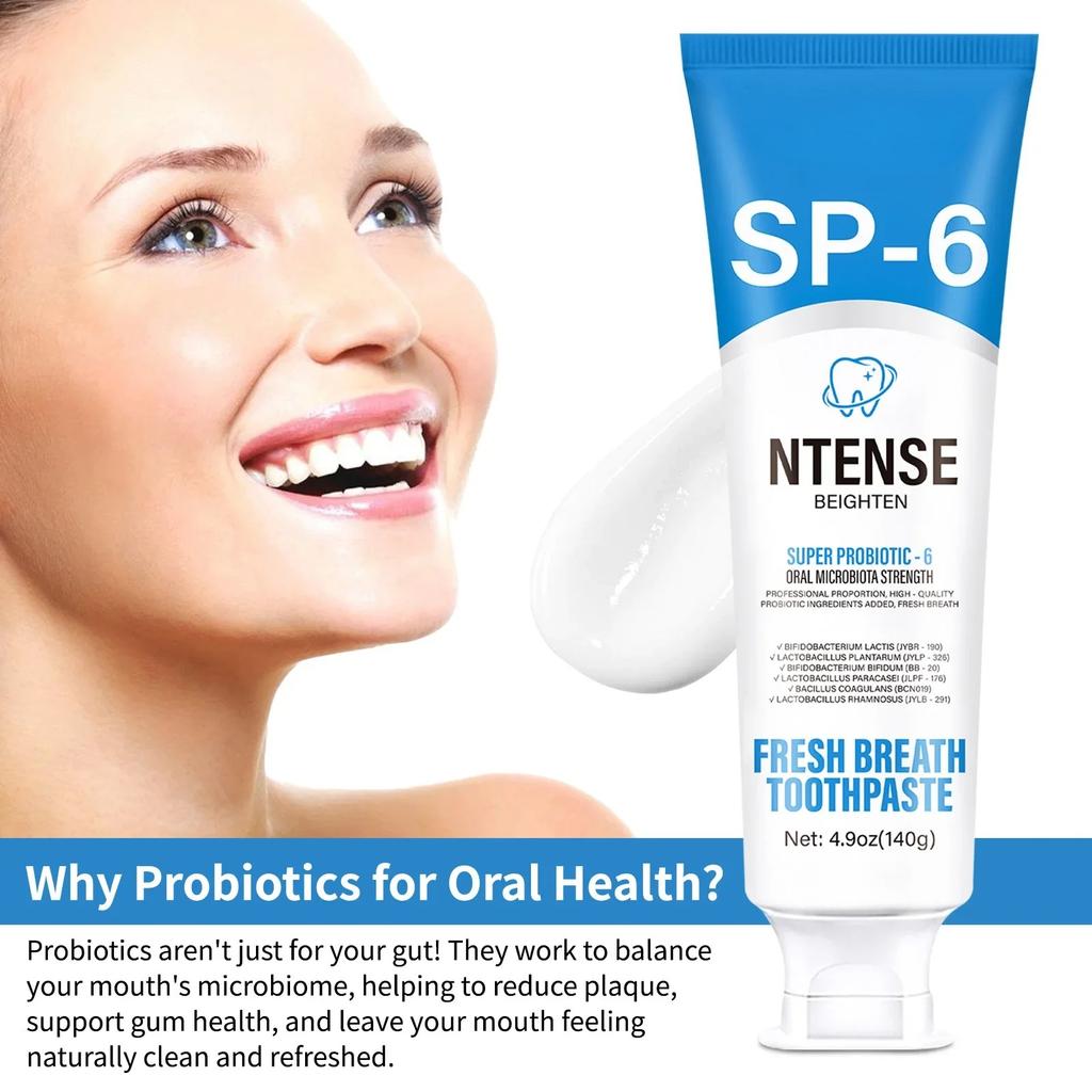 SP-6 Probiotic Toothpaste Remove Stains Oral Care Whiten Clean Teeth Ultra Whitening Management Fresh Breath Health Care Toothp