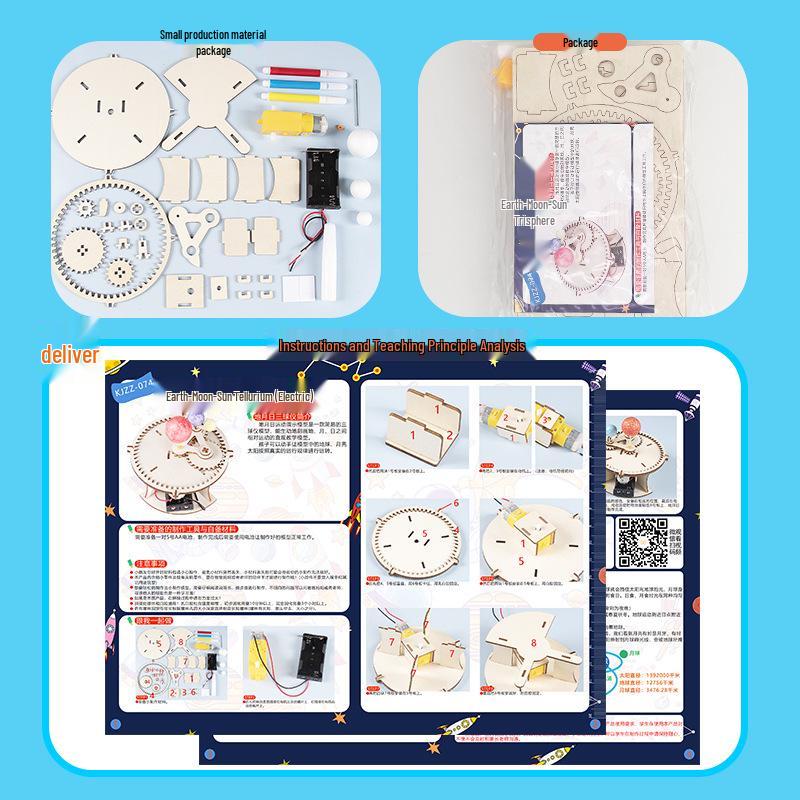 Solar System Model: Sun-Earth-Moon Instrument for Science Experiments and Student Learning