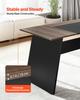 L-Shaped Executive Desk, Large Modern Office Table with Drawers and Storage Cabinet, Heavy Duty Wooden Executive Table, 158.7 KG Load Capacity, Easy