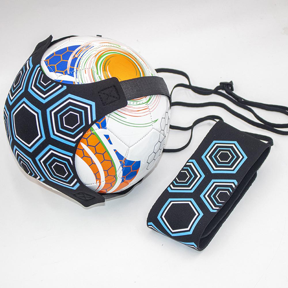 Football Kick Trainer Adjustable Soccer Training Elastic Belt Solo Soccer Ball Juggle Bag Auxiliary Rugby Training Equipment