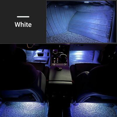 For Skoda Kodiaq 2016~2025 Car Footwell Lights Touch LED Lamp Kit Interior Ambient Atmosphere Lamp Easy Installation Accessories