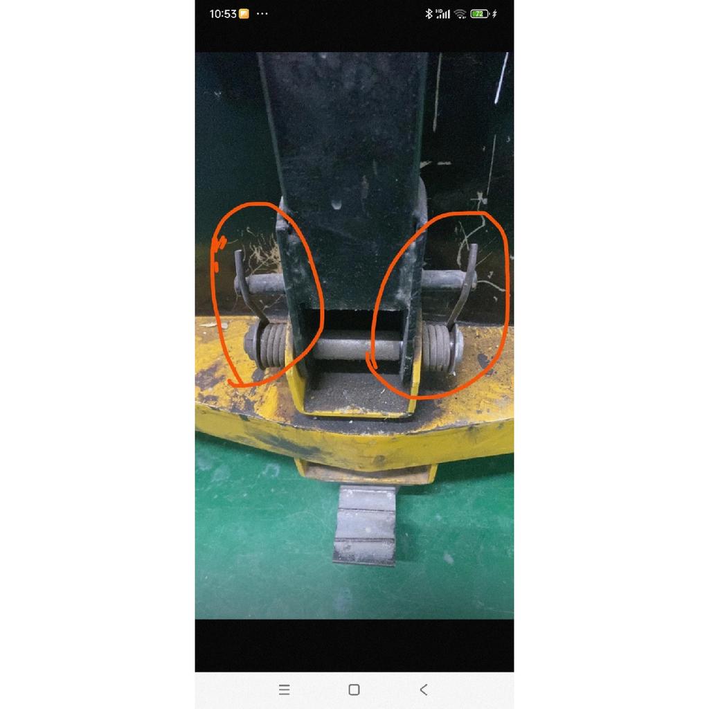 Hydraulisch elektrischer Gabelstapler Lenkung Schwerlastgriff Rückstellfeder Drahtdurchmesser 4mm 5mm Rückhol-Torsionsfeder