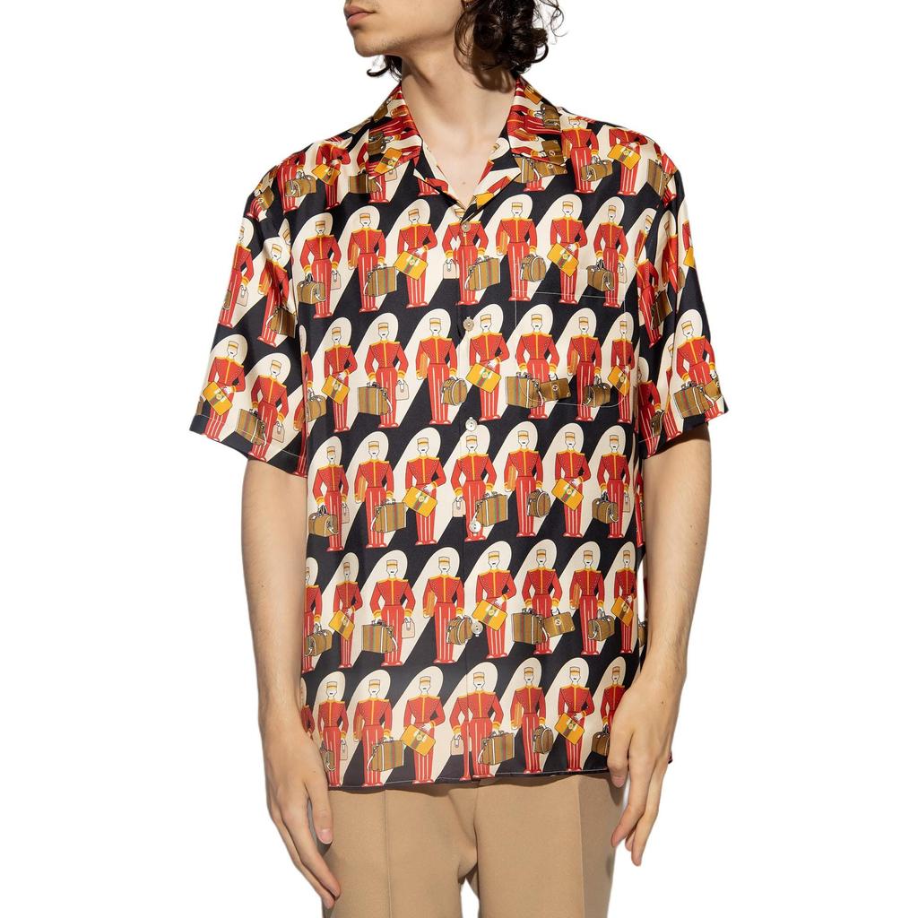 Gucci Graphic Printed Short-Sleeve Shirt 747087-ZANR4-1072