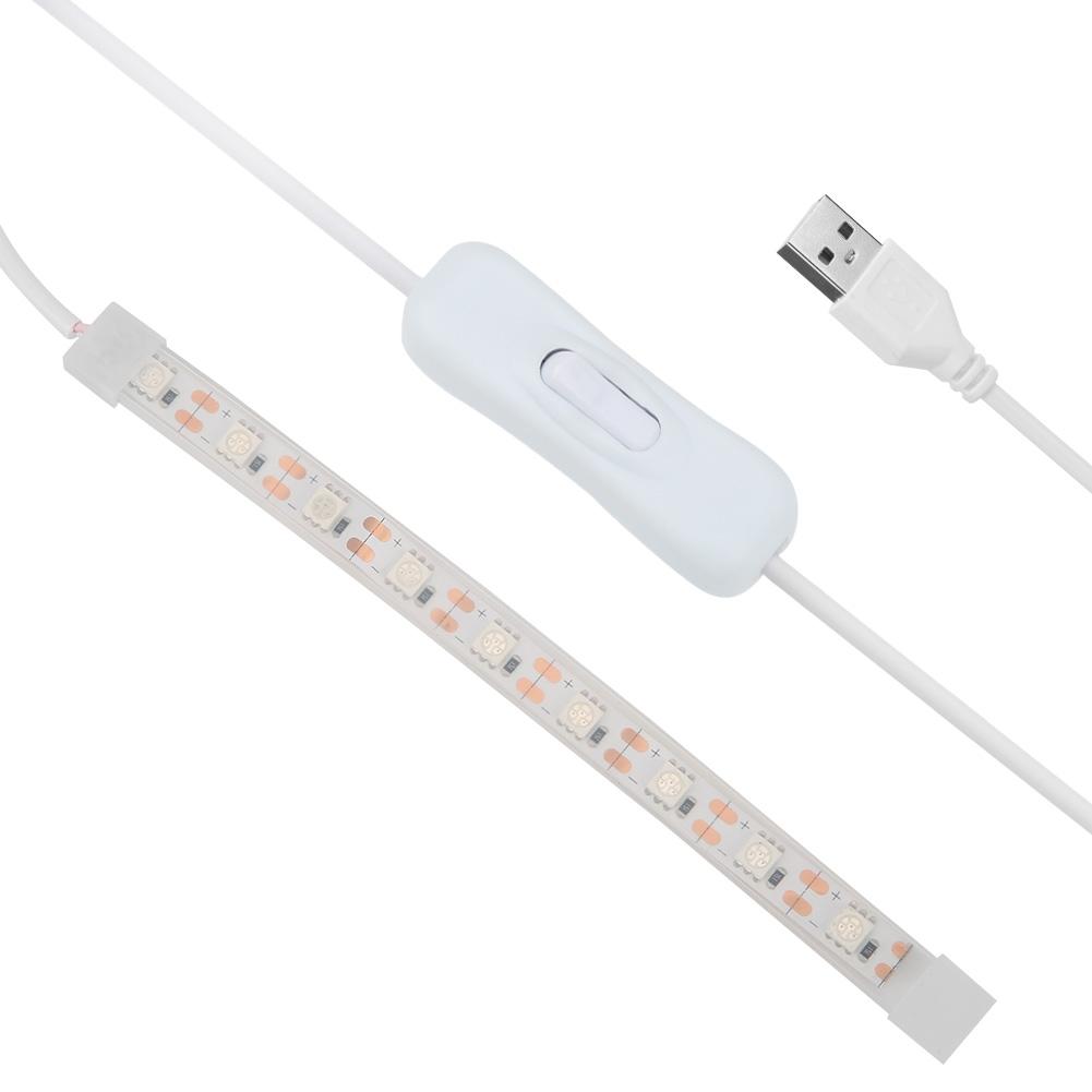 LED Světlo pro detekci úniku Nástroj pro opravu Červené osvětlení pro Saxofon Flétnu Dechový nástroj Detekce USB