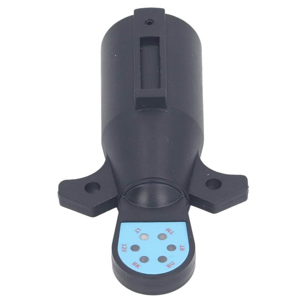 7 Way Trailer Light Adapter  Trailer Connector Plug Wiring Adapter with 4 Pin Flat LED Indicator