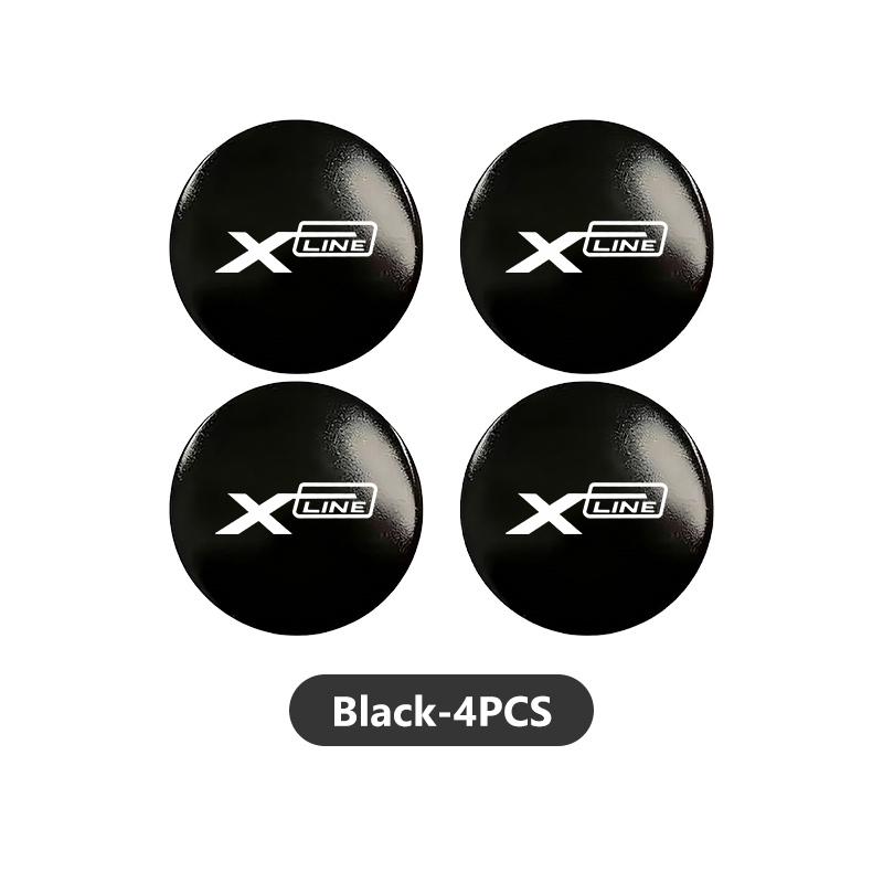 ZZQO4 4pcs 56mm Car Aluminum Logo Wheel Center Hub Cap Badge Sticker For KIA K2 K3 K5 Rio Soul Sportage Soul Ceed Forte Niro Cadenza