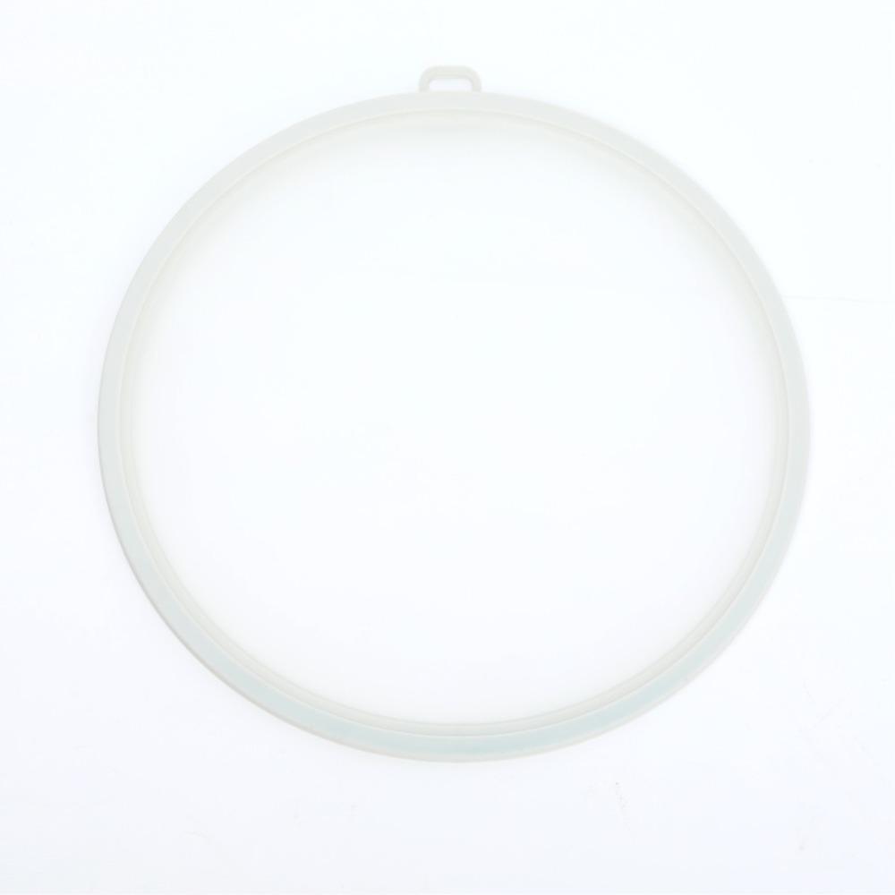 

Новая силиконовая крышка для еды прозрачная универсальная герметичная пылезащитная крышка пылезащитный дизайн многоразовая крышка для миски дом кухня 16X16CM белый