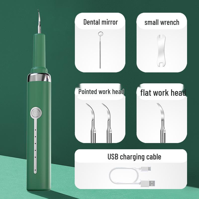 Portable Ultrasonic Water Flosser and Tooth Cleaner