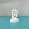 Flower Candle Holder Silicone Molds DIY Candlesticks Resins Molds Castings Mould
