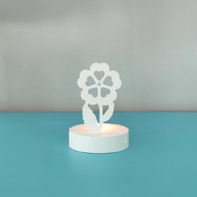 Flower Candle Holder Silicone Molds DIY Candlesticks Resins Molds Castings Mould