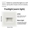 PIR Motion Detector Light Sensor Led Lights AC 110V-240V Recessed Staircase Bedroom Wall Lamp Led Night Light