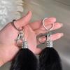 Instagram Style 100% Real Fox Hair Tail Car Keychain Pendant Cute Doll Doll Ladies Bag Pendant Cute Mobile Phone Pendant