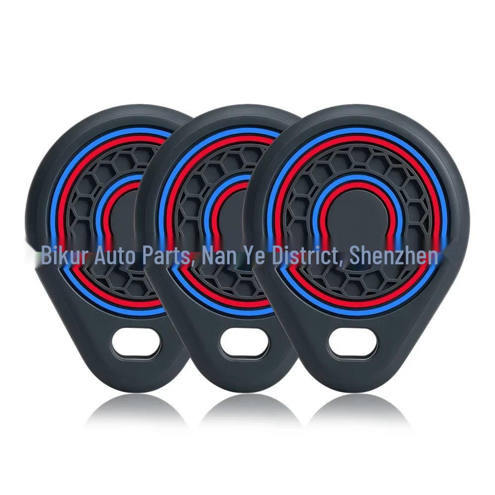 Cross-Border Silicone Access Card Holder with Keychain and Storage Bag