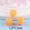 10pcs Diy Mini Resin Orange Fruit Fake Food Miniatures Cute Mini Fruit Model Toys Accessories Embellishment Craft Gifts