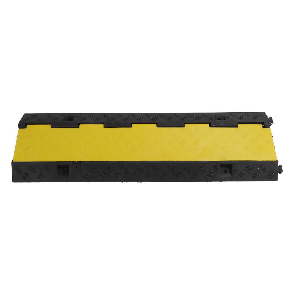 Cable Protector Ramp 1 Meter 3 Channel Driveway Cord Cover Rubber Traffic Speed Bump for Indoor