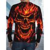 Men's casual daily long-sleeved T-shirt, with fashionable printed design, a comfortable and casual top that can be machine washed